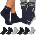 UMBRO Skarpety Uniwersalne Quarter Zakostki 6 Par