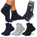 UMBRO Skarpety Uniwersalne Quarter Zakostki 3 Pary