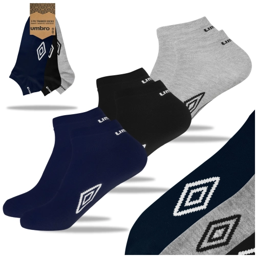 Umbro Skarpety Uniwersalne Stopki Trainer Bawełniane 3 pary