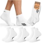 UMBRO Skarpety Uniwersalne Quarter Zakostki Bawełna 3 Pary
