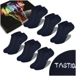 TASTIQ PREMIUM Skarpetki Stopki Męskie Granat Bawełna 6 Par