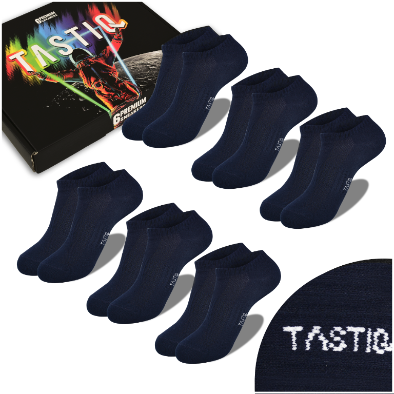 TASTIQ PREMIUM Skarpetki Stopki Męskie Granat Bawełna 6 Par.png