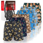 Cornette Bokserki Męskie Luźne Bawełniane 6 sztuk BM152 Classic