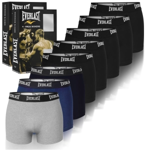 Zestaw ośmiu bokserek męskich Everlast w kartonowym pudełku