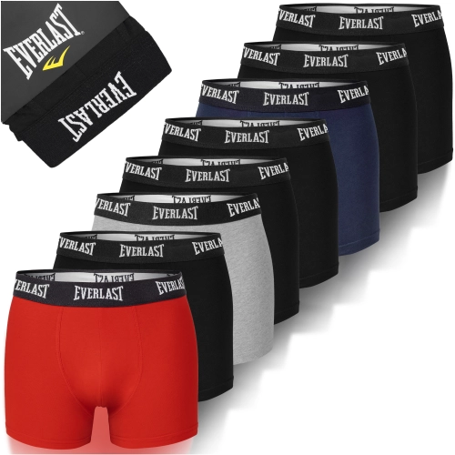 Everlast Bokserki Męskie Bawełniane BM401 8 sztuk