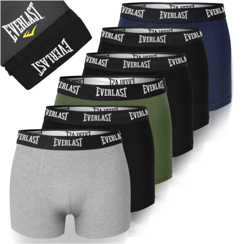 Everlast Bokserki Męskie Bawełniane BM404 6 sztuk